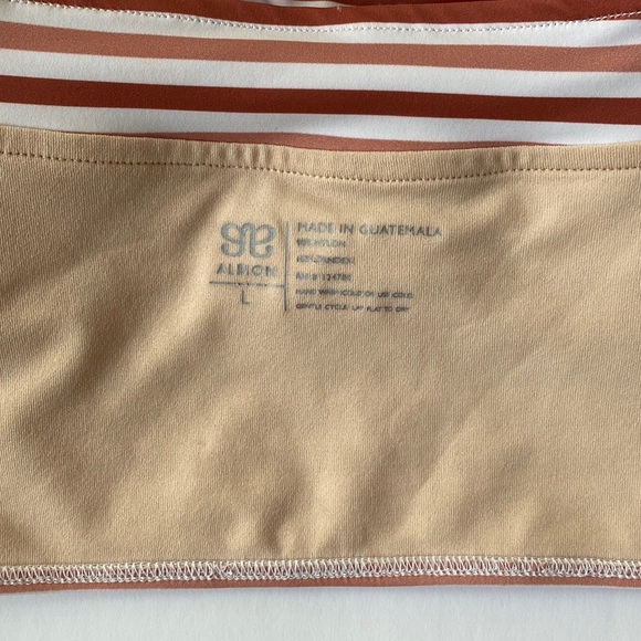 Albion Stripies 101 Crop Bikini Top - Picture 5 of 5